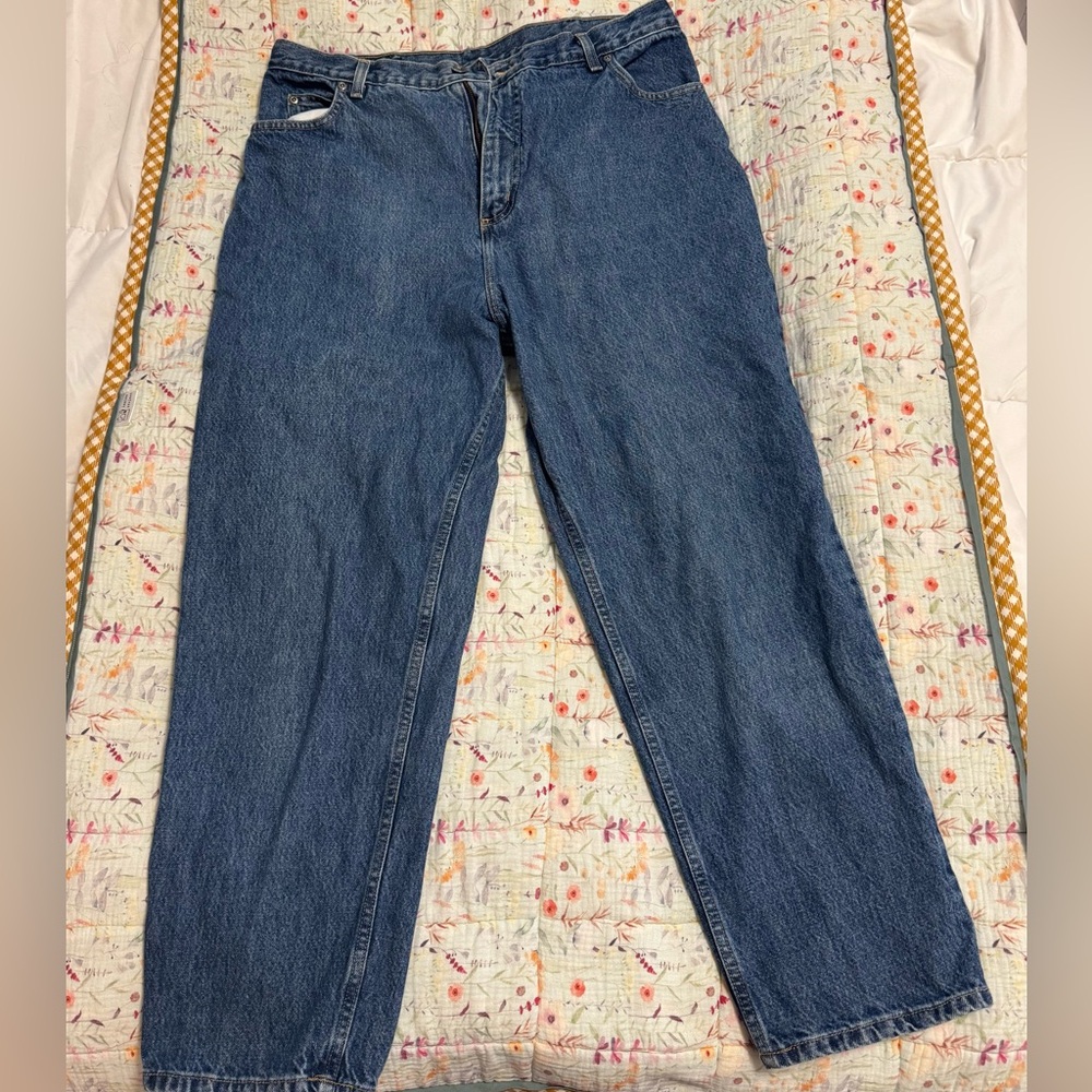 Lands' End Blue Denim Jeans